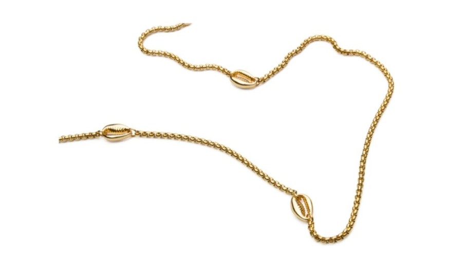 Brillen Brilledirekt | Sunny Cords Brillenkette Chloe Pearl Gold