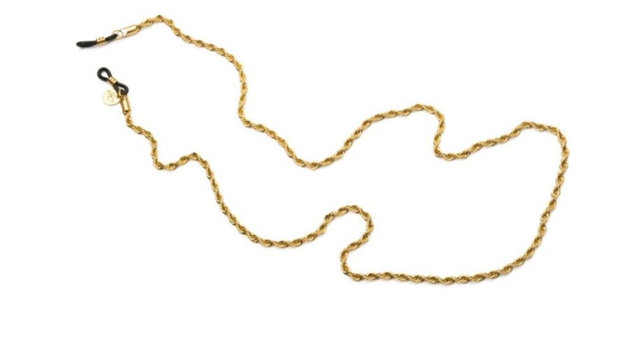 Brillen Brilledirekt | Sunny Cords Brillenkette Beverly Gold