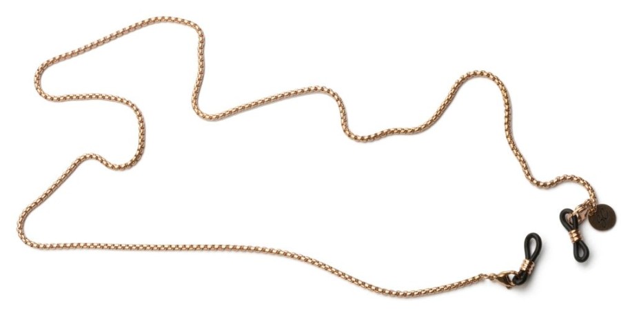 Brillen Brilledirekt | Sunny Cords Brillenkette Statement Piece Rose Gold